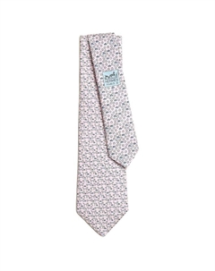 HERMES Мужские галстуки Mulberry Silk Light Rose Hermès