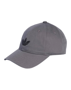 Хлопковая бейсболка унисекс серого цвета Adidas