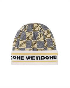 Шапка унисекс зеленый We11done