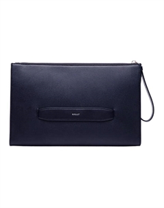 Мужской клатч из коровьей кожи темно-синий Bally