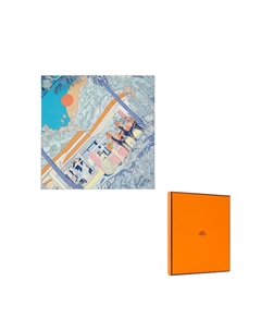 Шелковый шарф Women's HERMES Hermès