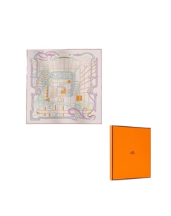 HERMES Шелковый шарф Pink Hermès