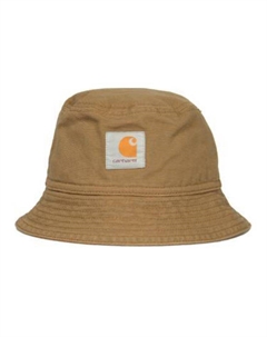 Хлопковая шляпа-ведро мужская коричневая Carhartt