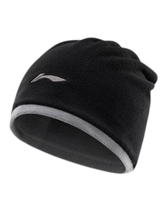 Полиэстеровая шапка мужская black gray Li-ning