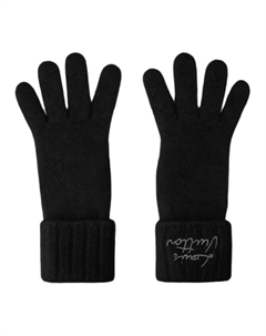 Женские перчатки из мохера Black Louis vuitton