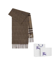 Обратимый шарф с бахромой B Shield Burberry