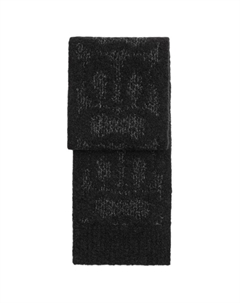 Шерстяной шарф Unisex Black Coach