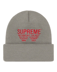 Шапка Beanie, серый Supreme