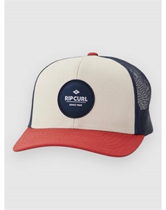 Бейсболка Routine Curve Trucker Cap, white/navy/red Rip curl