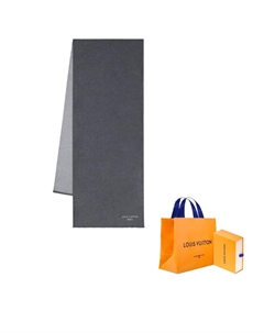Шелковый шарф Men's Light Gray Louis vuitton