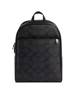 Женский рюкзак из телячьей кожи черный Coach