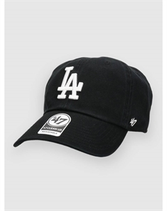 Бейсболка MLB Los Angeles Dodgers '47 Clean Up Cap, black '47 brand