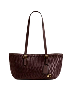 Кожаная сумка тоут Coach