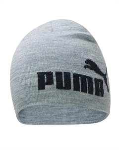 Акриловая шапка унисекс серая Puma