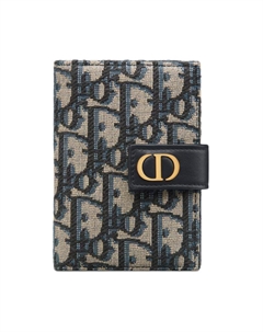 Женский картхолдер с косым принтом Blue Dior