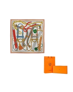 HERMES Шелковый платок Multicolor Hermès