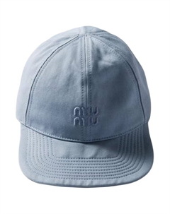 Хлопковая бейсболка Unisex Star Realm Blue Miu miu