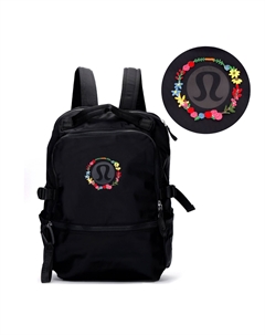 Нейлоновый рюкзак обычный женский черный Lululemon