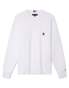 Свитшот с вышитым логотипом, белый Tommy hilfiger