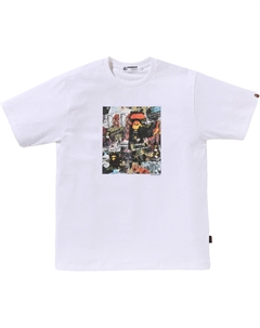 Футболка Bape Flyer с принтом, белый A bathing ape®