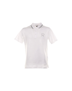 Белая поло для мужчин Paul & shark