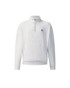 Теннисный свитшот мужской rainy silk, серый Fila