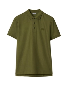 Хлопковая поло, зеленый Burberry