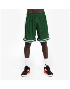 Женские/мужские двусторонние баскетбольные шорты - Short 500 бежево-зеленые Kipsta