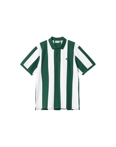 Футболка-поло Hinton мужская зеленый Carhartt wip