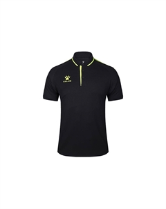 Мужская поло, черный/желтый Kelme