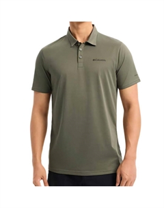 Мужская поло, оливковый Columbia