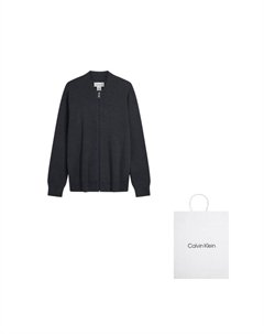 Джемпер мужской темно-серо-коричневый Calvin klein