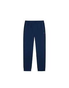 Осенние вязаные спортивные штаны men's, синий Anta