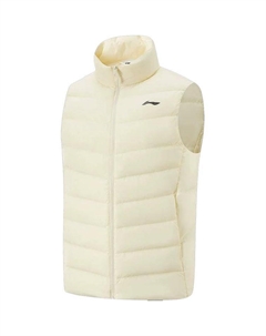 Пуховая жилетка мужская экрю Li-ning