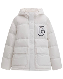 Мужская пуховая куртка, белый Gap