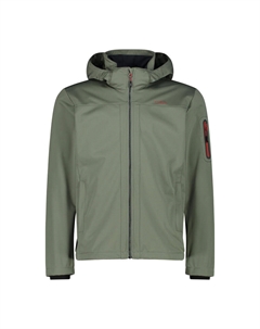 Мужская куртка Softshell с капюшоном и застежкой-молнией 39A5027 Cmp