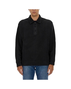 Мужская черная поло Stone island