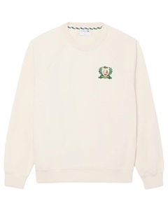 Свитшот мужской, белый Lacoste