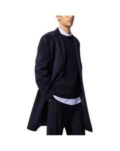 Пальто мужское морской синий Uniqlo