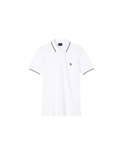Поло с аппликацией логотипа, белый Paul smith