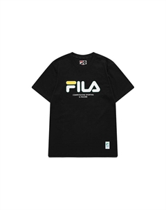 Футболка мужская черная Fila fusion