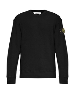 Compass Patch Crewneck Jumper, черный Stone island