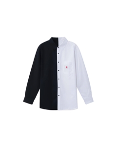 Мужская рубашка черно-белая Li-ning