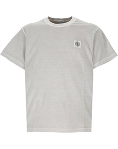 Compass Patch Crewneck T Shirt, серый Stone island