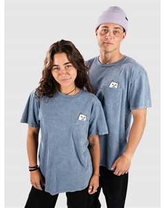 Футболка Lord Nermal Pocket T-Shirt, slate mineral wash Ripndip