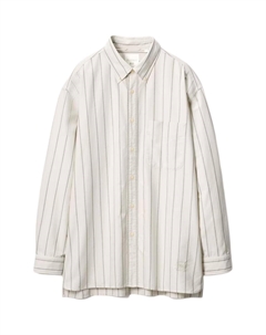 Мужская рубашка бежевого цвета Beige Uniqlo