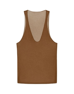 Майка мужская коричневый, коричневый Saint laurent