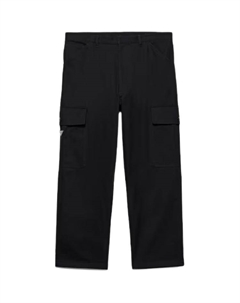 Брюки с треугольным логотипом, черный Prada