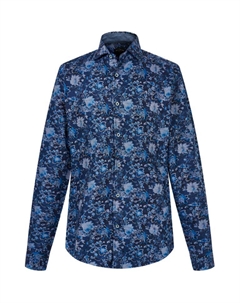 Яхтенная рубашка мужская синяя Paul & shark