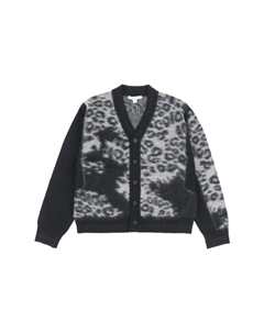 Кардиган Y 3 с леопардовым принтом на пуговицах Y-3